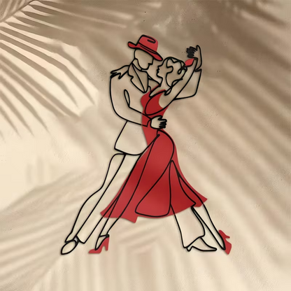 NEW Dancing Couple Acrylic Wall Silhouette0