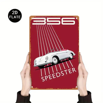 NEW  Vintage Style 356 Speedster  Metal Wall Art Sign3