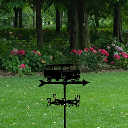 NEW Metal Volkswagen Bus Wind Vane - Outdoor Weathervane Large Size5