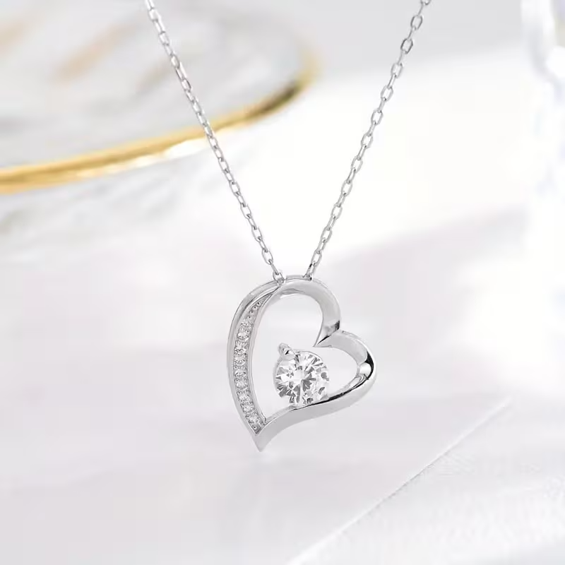 Necklace with Message Card and Gift Box "My Soulmate Forever Love"2