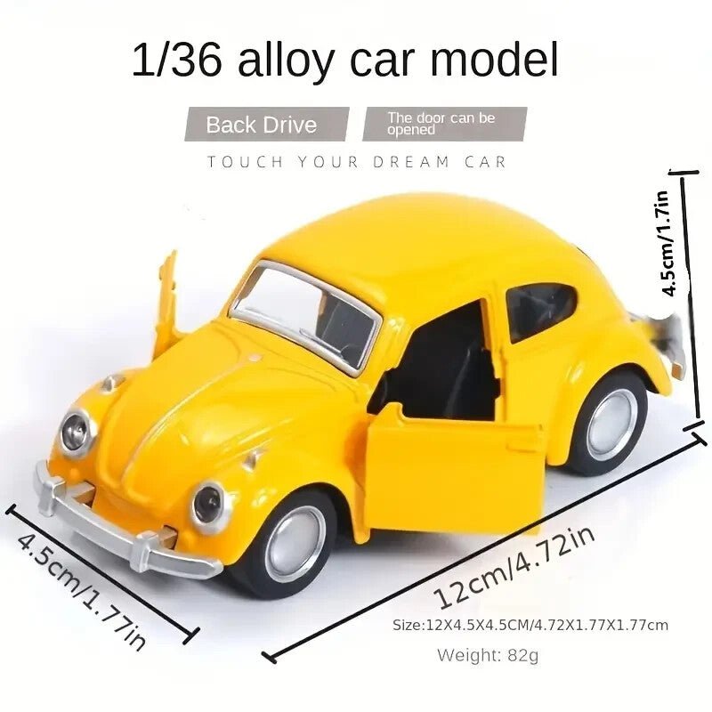 Alloy Toy Car Model Vintage Car with Opening Doors, Pull - Back Mechanism - FranksFunkyStuff