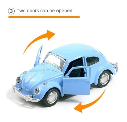 Alloy Toy Car Model Vintage Car with Opening Doors, Pull - Back Mechanism - FranksFunkyStuff