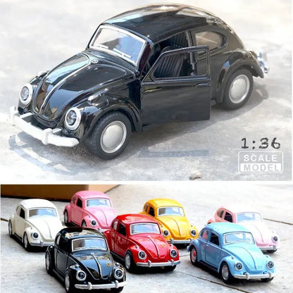 Alloy Toy Car Model Vintage Car with Opening Doors, Pull - Back Mechanism - FranksFunkyStuff