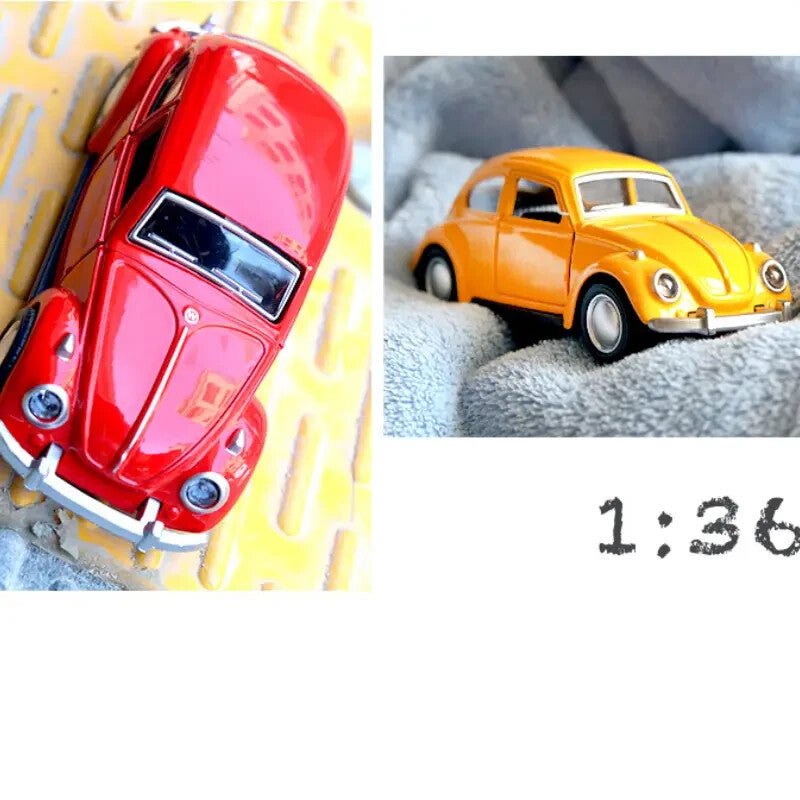 Alloy Toy Car Model Vintage Car with Opening Doors, Pull - Back Mechanism - FranksFunkyStuff