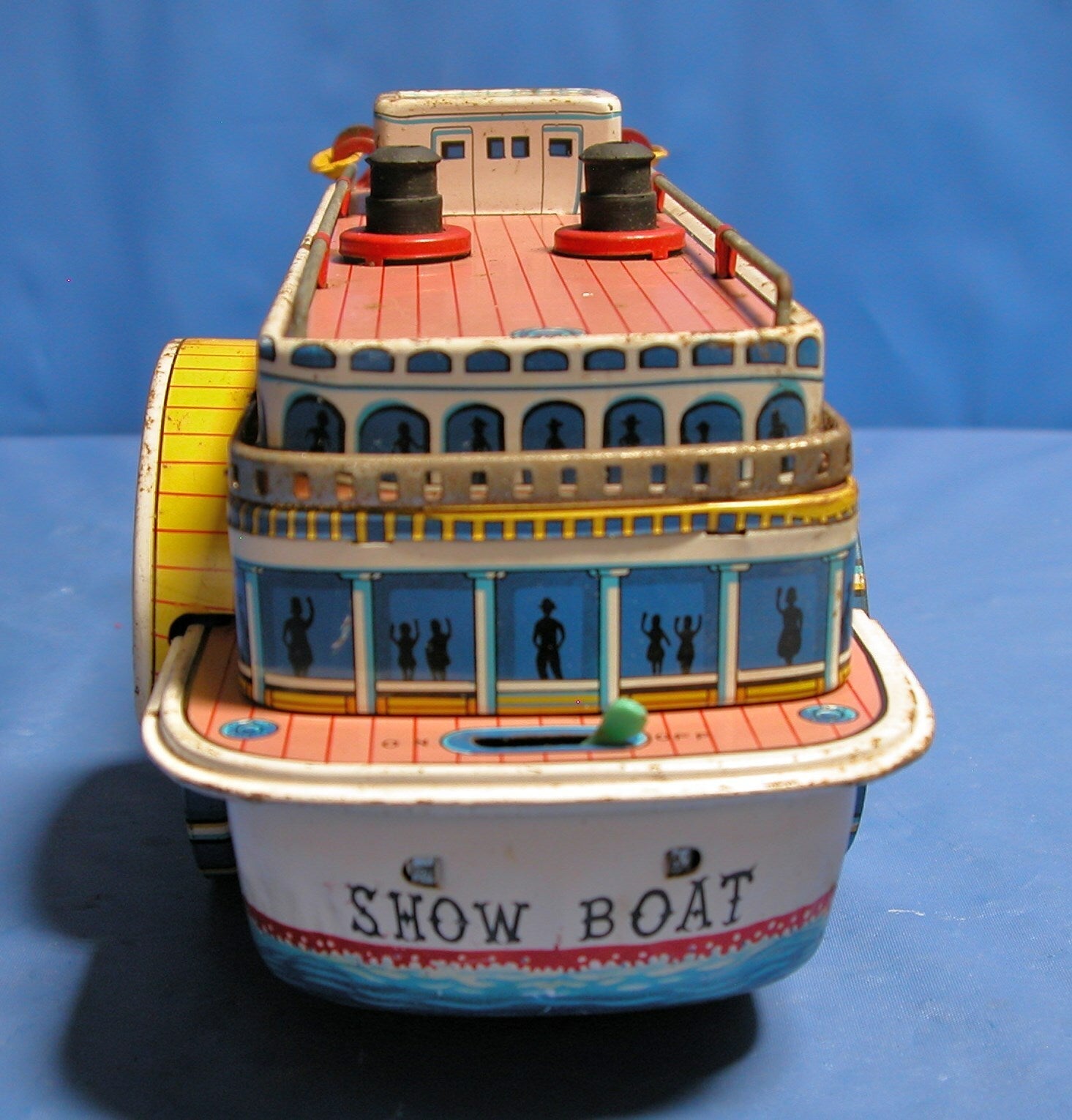 BATTERY OPERATED SHOWBOAT 1960'S MODERN TOY CO. JAPAN - FranksFunkyStuff