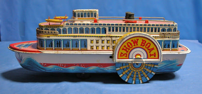 BATTERY OPERATED SHOWBOAT 1960'S MODERN TOY CO. JAPAN - FranksFunkyStuff