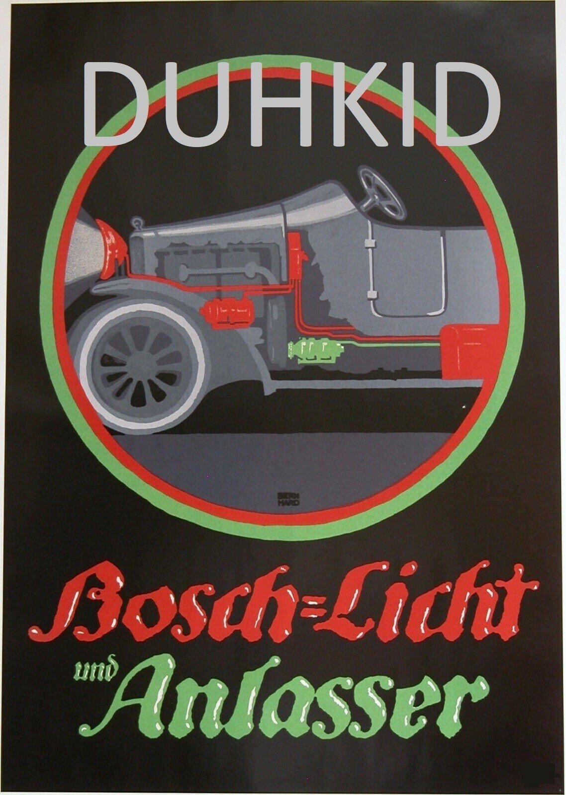 BOSCH ORIGINAL GERMAN PRINT - FranksFunkyStuff