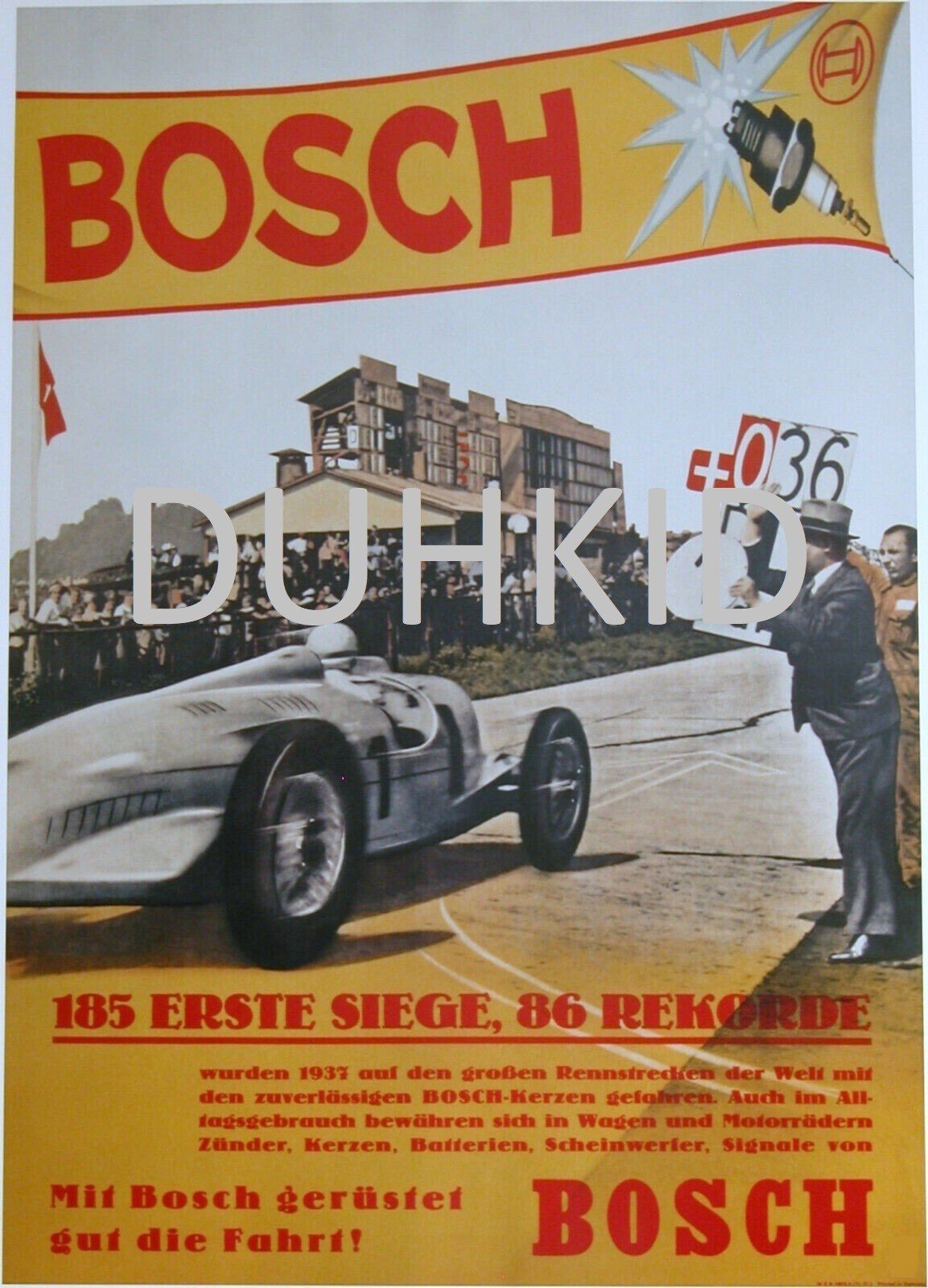 BOSCH ORIGINAL GERMAN PRINT - FranksFunkyStuff