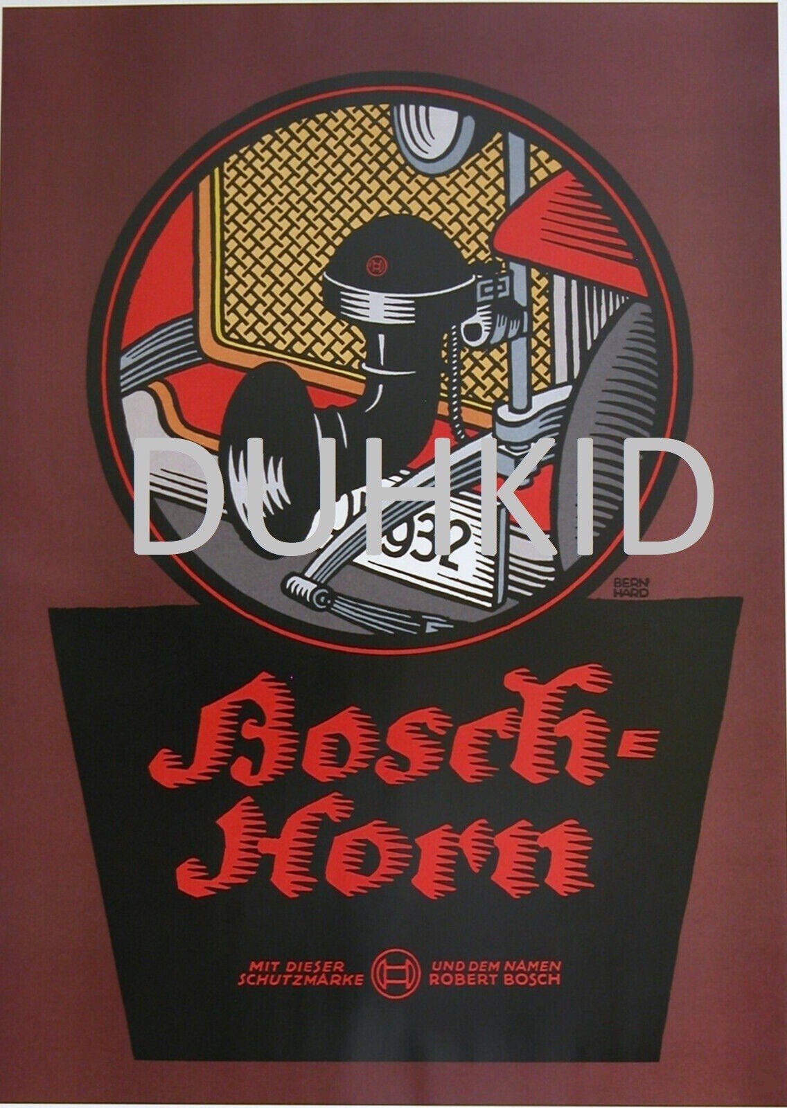 BOSCH ORIGINAL GERMAN PRINT - FranksFunkyStuff