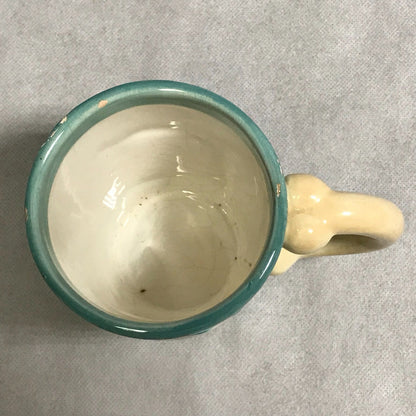 Ceramic Coffee Cup Bow Wow Woof Arf Arf Dog Bones - FranksFunkyStuff