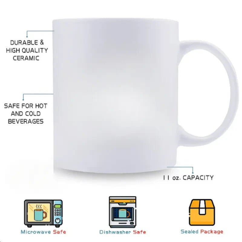 Ceramic coffee Cup, " Coffee and Weed " - FranksFunkyStuff