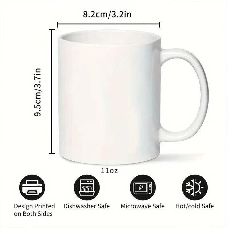 Ceramic Coffee Cup, " Shuh Duh Fuh Cup" - FranksFunkyStuff