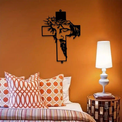Christ on The Cross, Metal Silhouette - FranksFunkyStuff