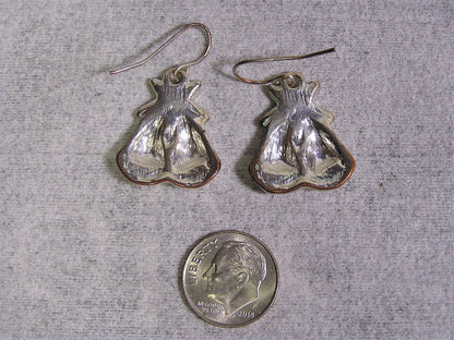 Christmas bells Earrings with multi colored stones - FranksFunkyStuff
