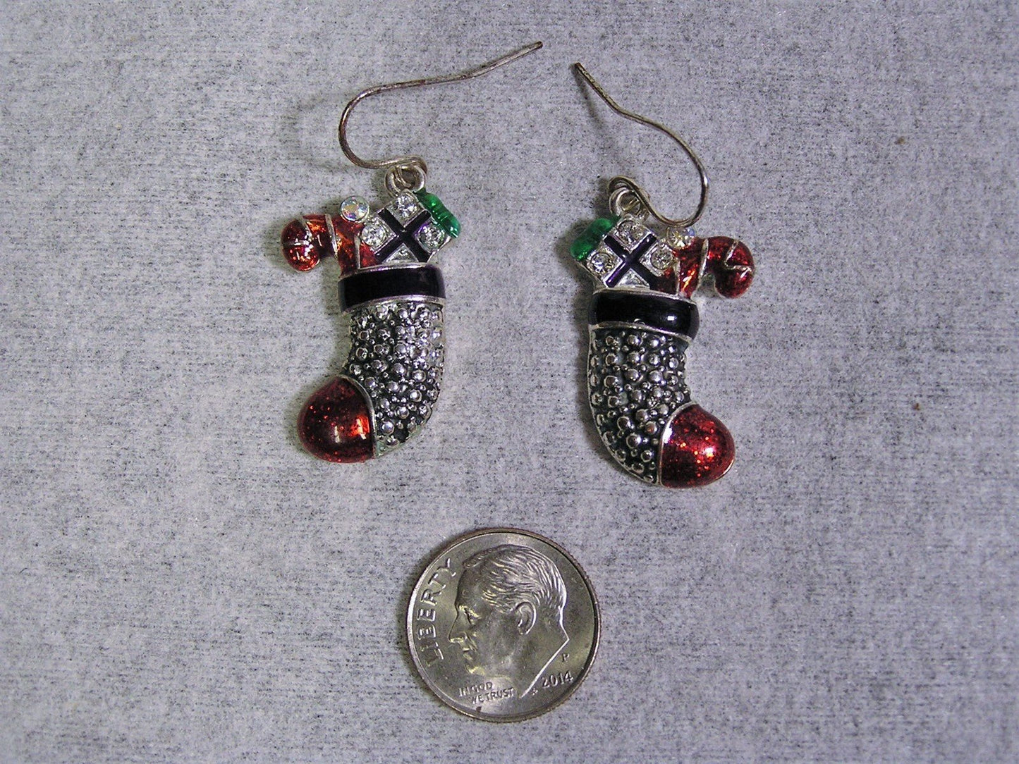 Christmas Stocking Earrings - FranksFunkyStuff