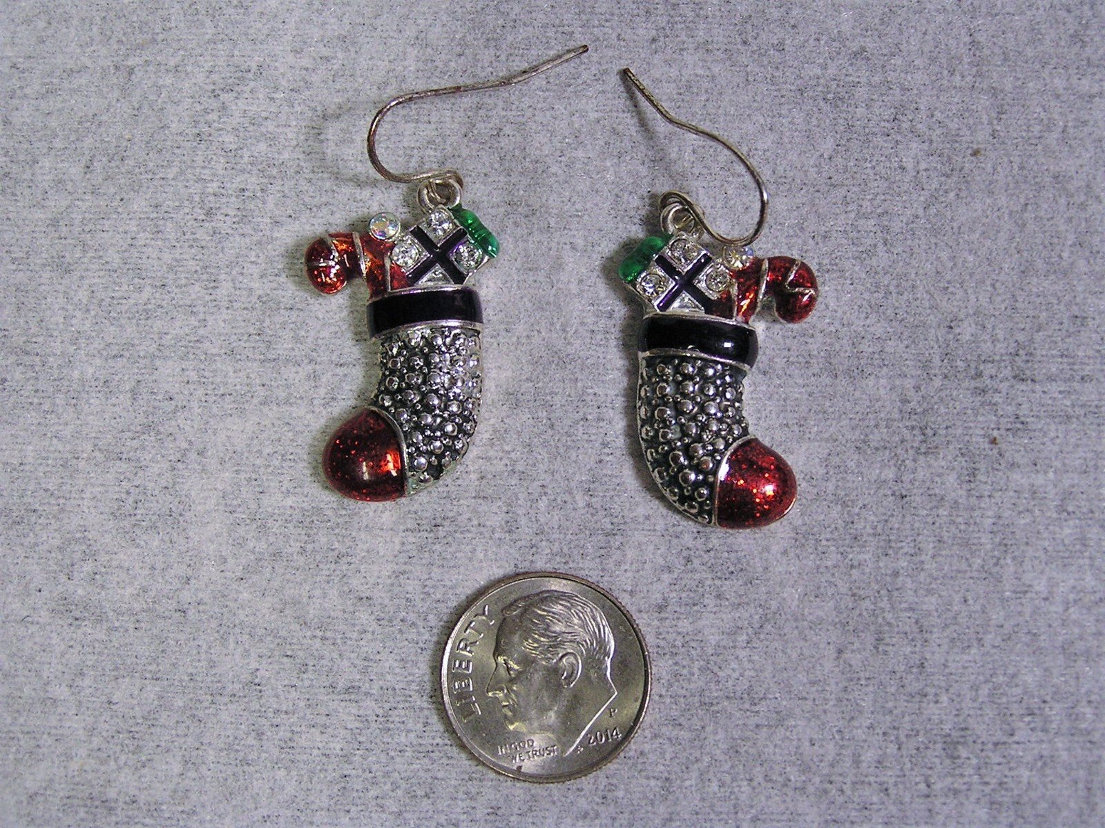 Christmas Stocking Earrings - FranksFunkyStuff