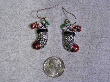 Christmas Stocking Earrings - FranksFunkyStuff