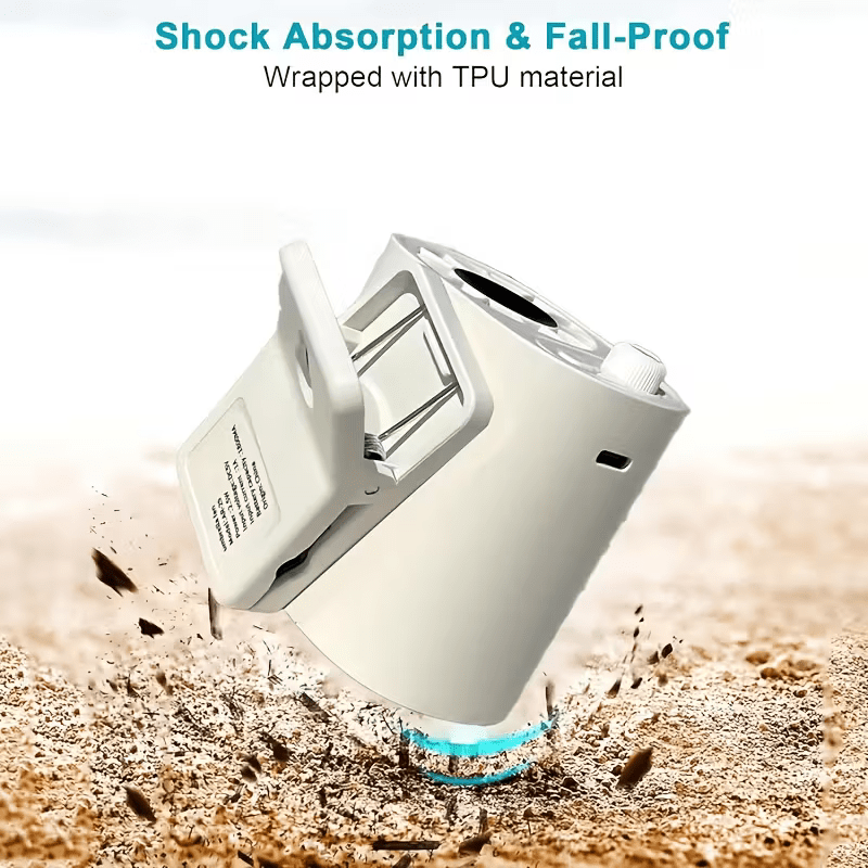 Compact Portable Fan USB Rechargeable Clip On Fan with LED, Use Anywhere ! - FranksFunkyStuff