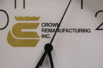 Crown Remanufacturing Inc Wall Clock - FranksFunkyStuff