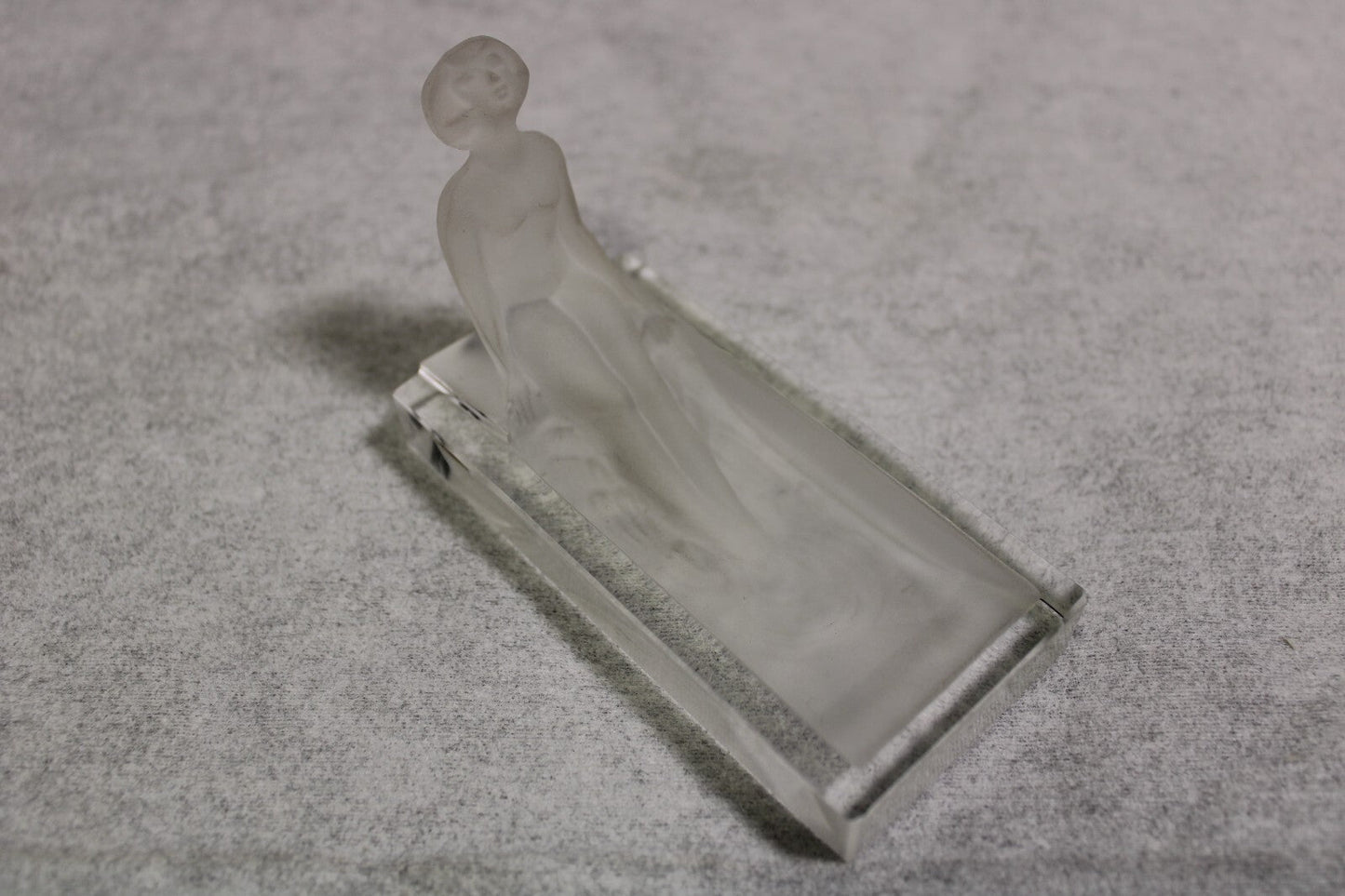 Desna Handmade, Lady in Bath, Frosted and Clear Glass - FranksFunkyStuff