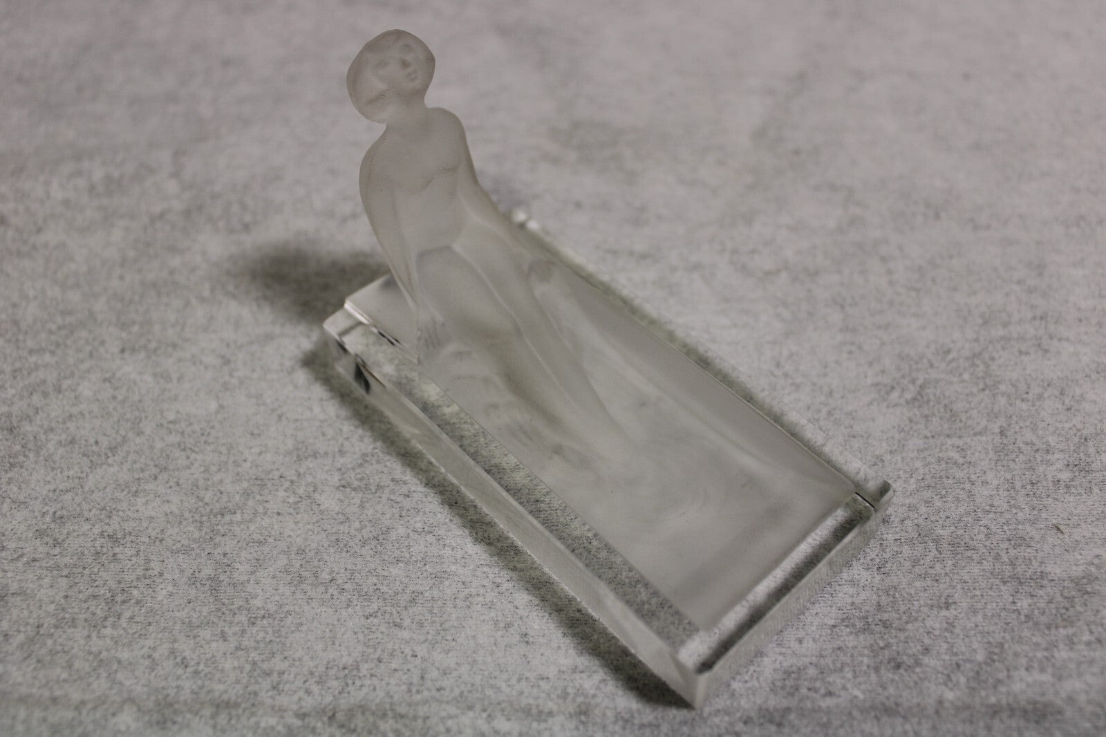 Desna Handmade, Lady in Bath, Frosted and Clear Glass - FranksFunkyStuff