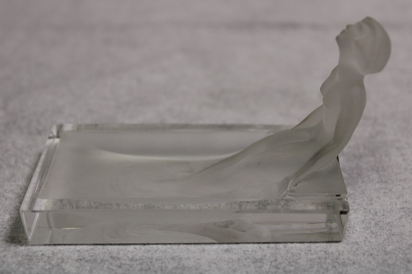 Desna Handmade, Lady in Bath, Frosted and Clear Glass - FranksFunkyStuff