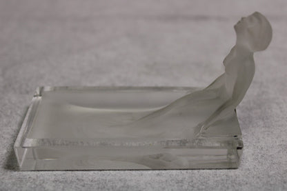 Desna Handmade, Lady in Bath, Frosted and Clear Glass - FranksFunkyStuff