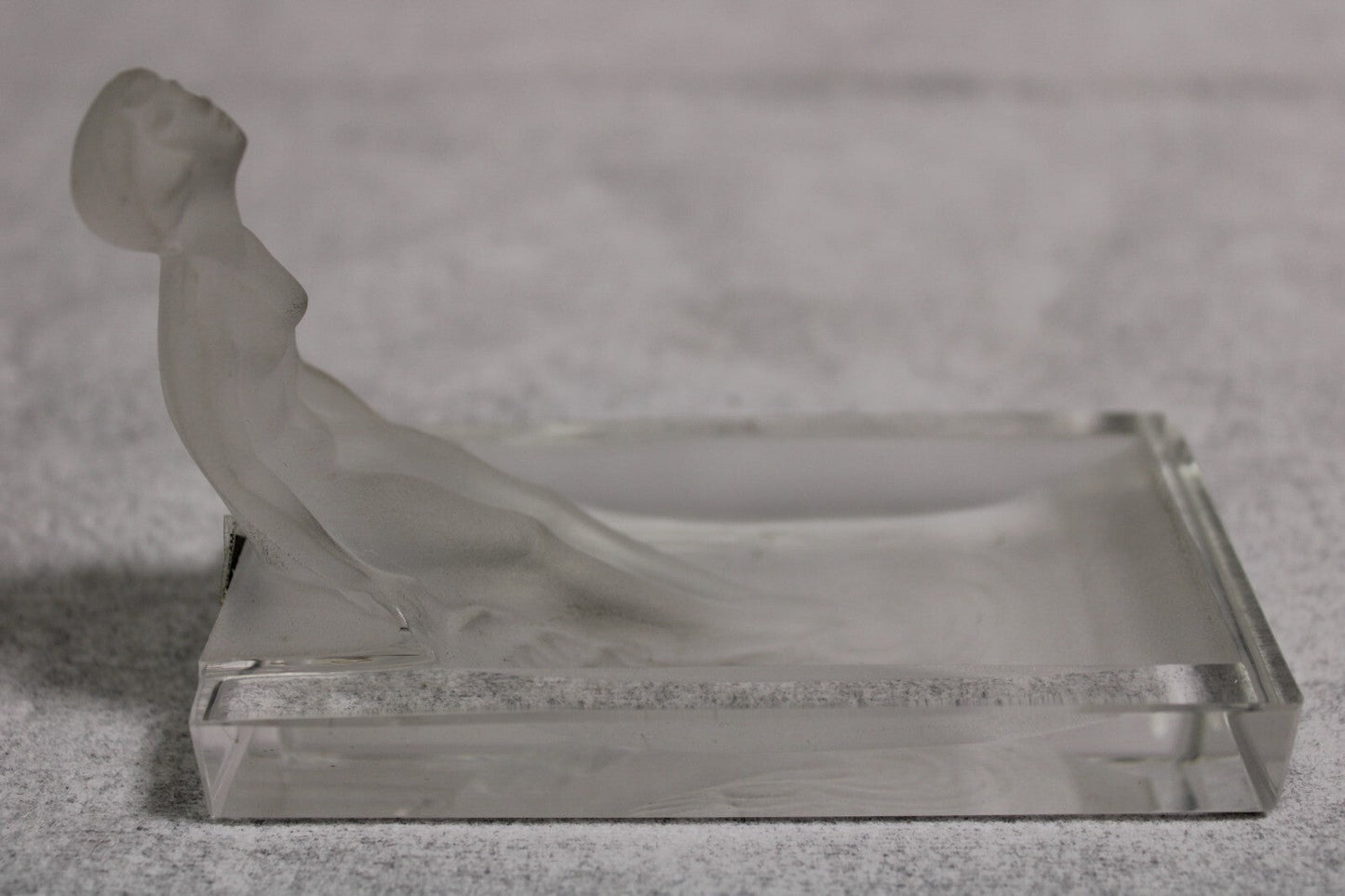 Desna Handmade, Lady in Bath, Frosted and Clear Glass - FranksFunkyStuff