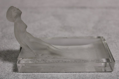 Desna Handmade, Lady in Bath, Frosted and Clear Glass - FranksFunkyStuff