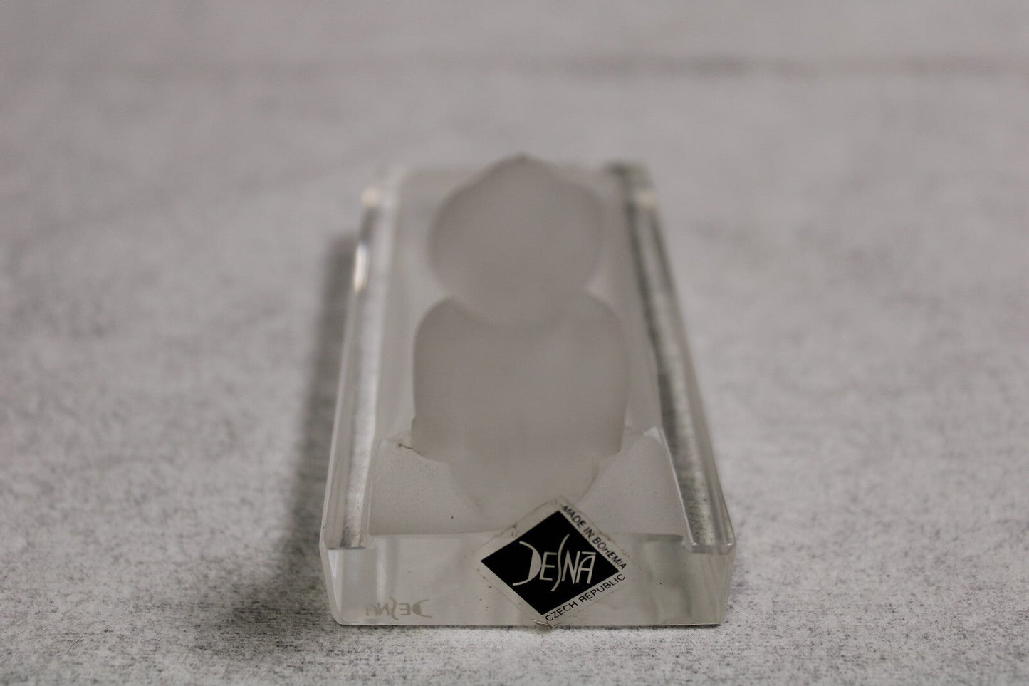 Desna Handmade, Lady in Bath, Frosted and Clear Glass - FranksFunkyStuff