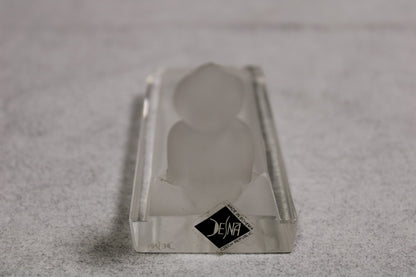 Desna Handmade, Lady in Bath, Frosted and Clear Glass - FranksFunkyStuff
