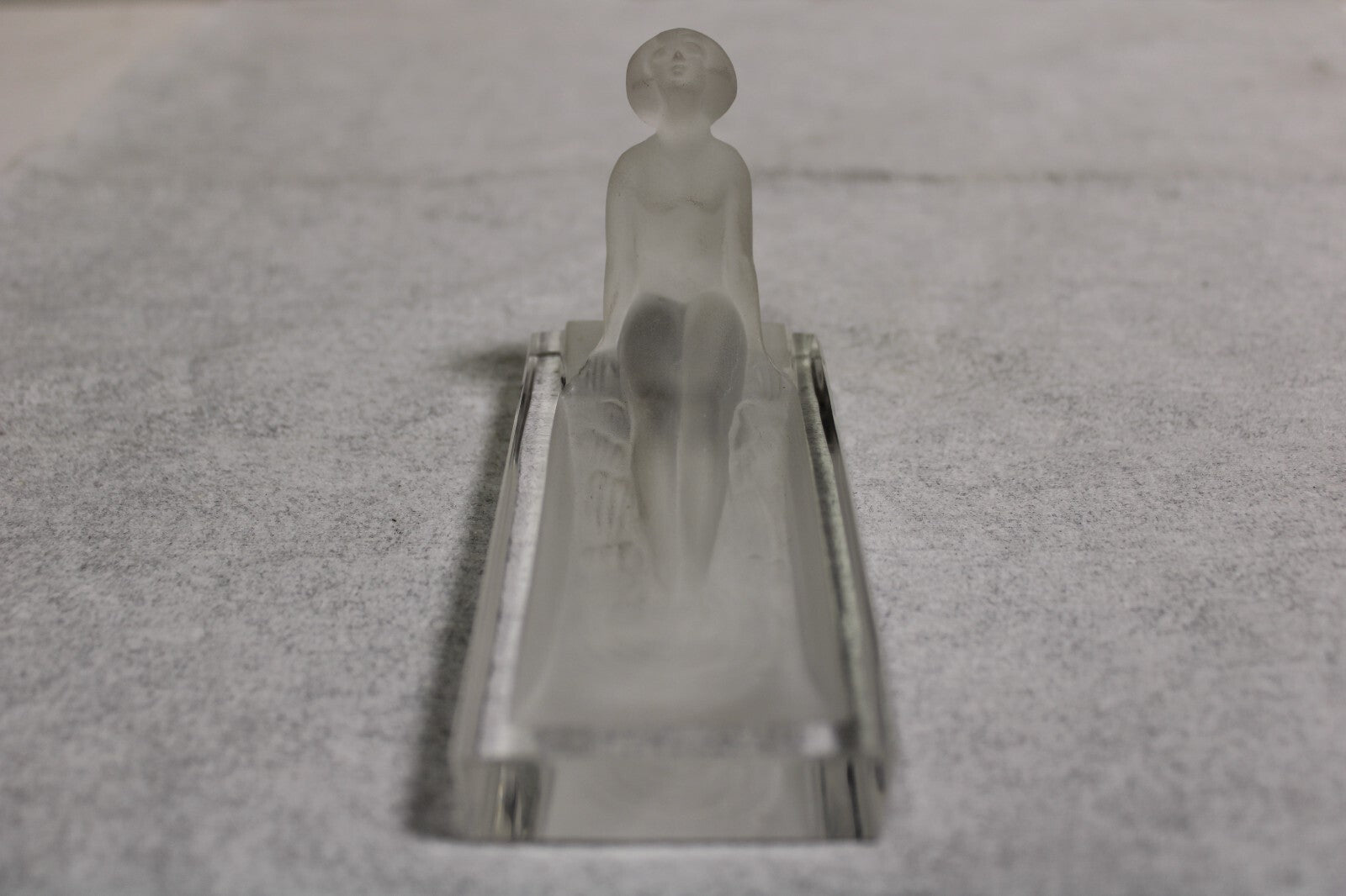 Desna Handmade, Lady in Bath, Frosted and Clear Glass - FranksFunkyStuff