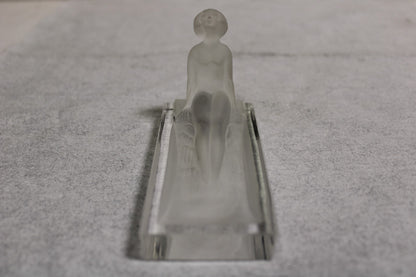Desna Handmade, Lady in Bath, Frosted and Clear Glass - FranksFunkyStuff