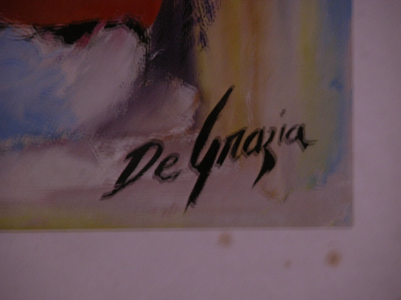 Framed1950' print of Ted DeGrazia's 1949 - 1979 oil painting of " THE WHITE DOVE " - FranksFunkyStuff
