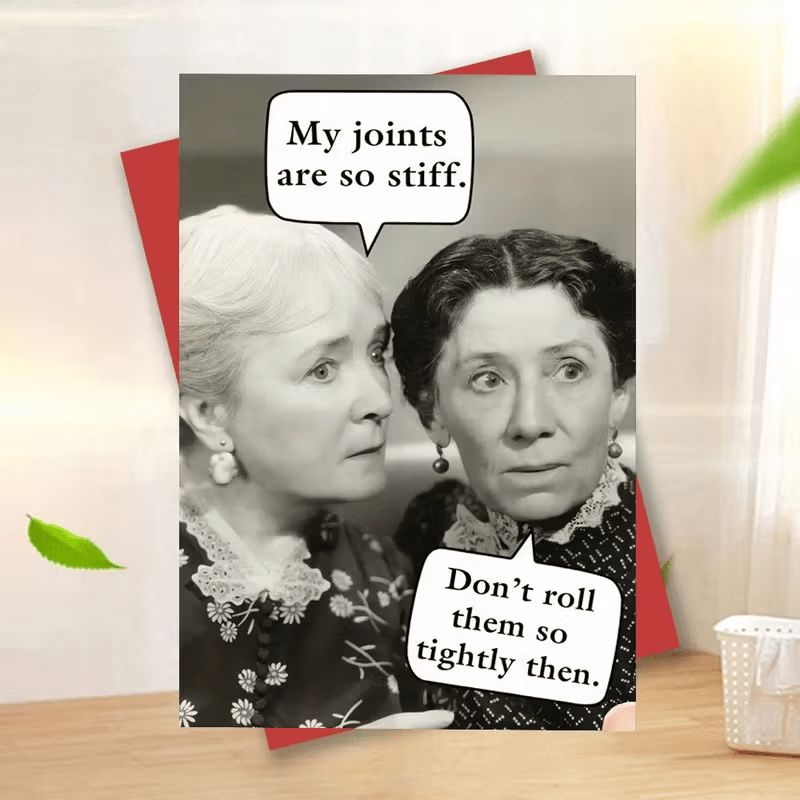 Funny Greeting Card, "Don't Roll them so Tight" any Occasion - FranksFunkyStuff