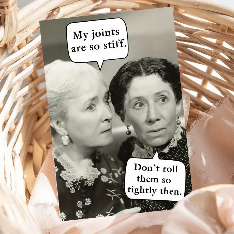 Funny Greeting Card, "Don't Roll them so Tight" any Occasion - FranksFunkyStuff