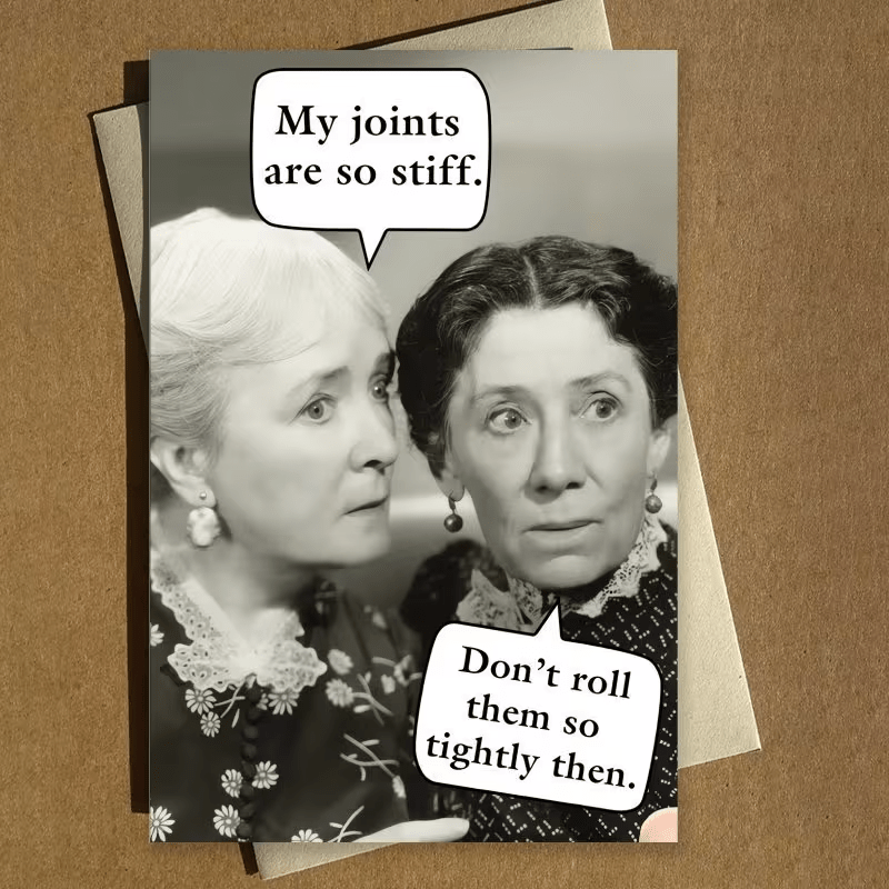 Funny Greeting Card, "Don't Roll them so Tight" any Occasion - FranksFunkyStuff