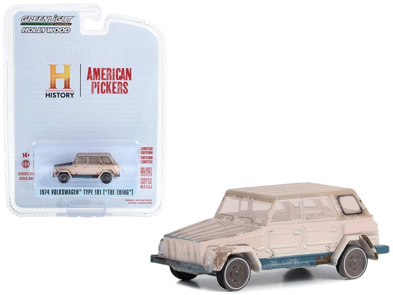 Greenlight "American Pickers Series 39" 1974 Volkswagen type 181 "The Thing" - FranksFunkyStuff