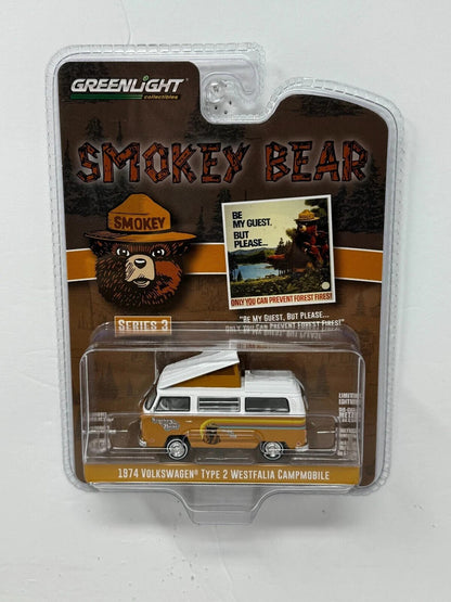 Greenlight "Smokey Bear Series 3" - 1974 VW Type 2 T2 Westfalia Campmobile - FranksFunkyStuff