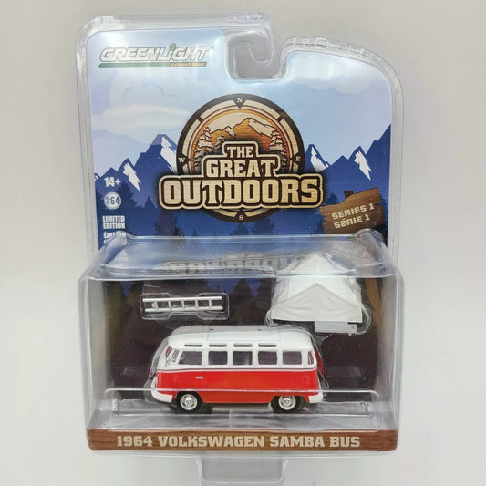 Greenlight "The Great Outdoors Series 1" 1964 Volkswagen Samba Bus - FranksFunkyStuff