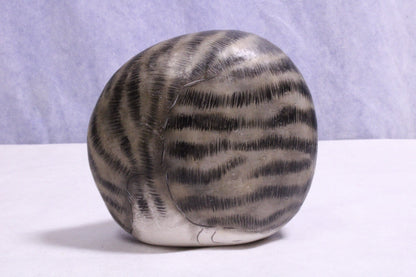Hand Painted cat on rock Paper Weight - FranksFunkyStuff