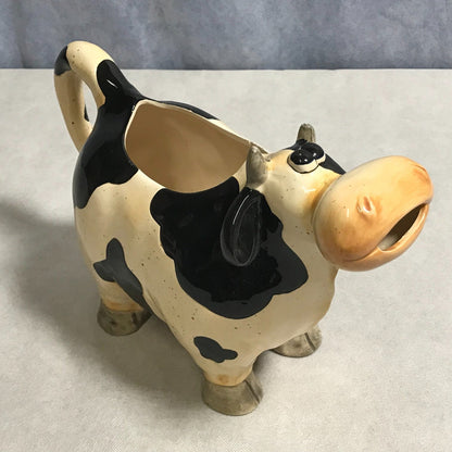 Happy Cow Pitcher , Planter - FranksFunkyStuff