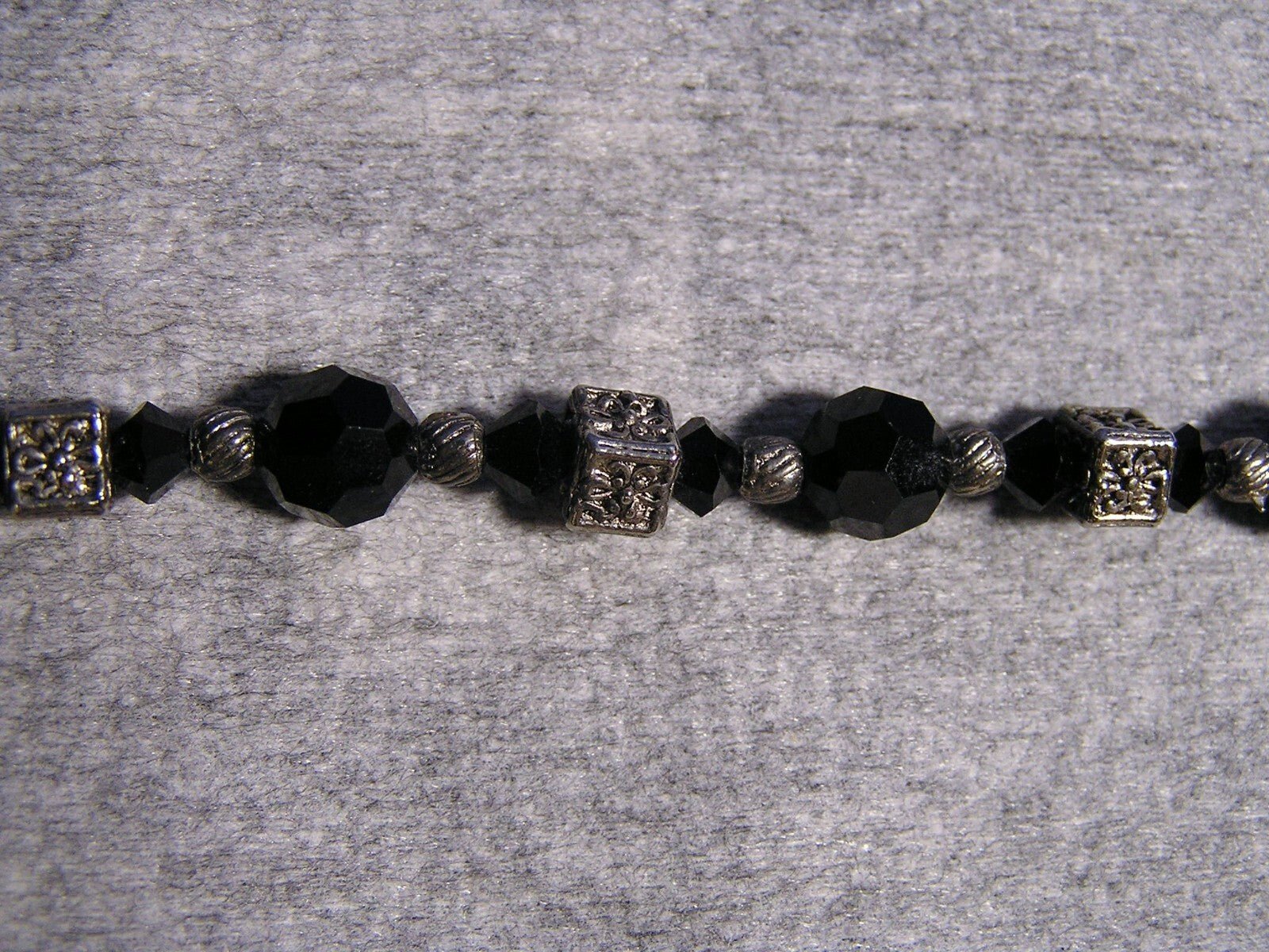 Hematite & Black Onyx Stretch Bracelet - FranksFunkyStuff