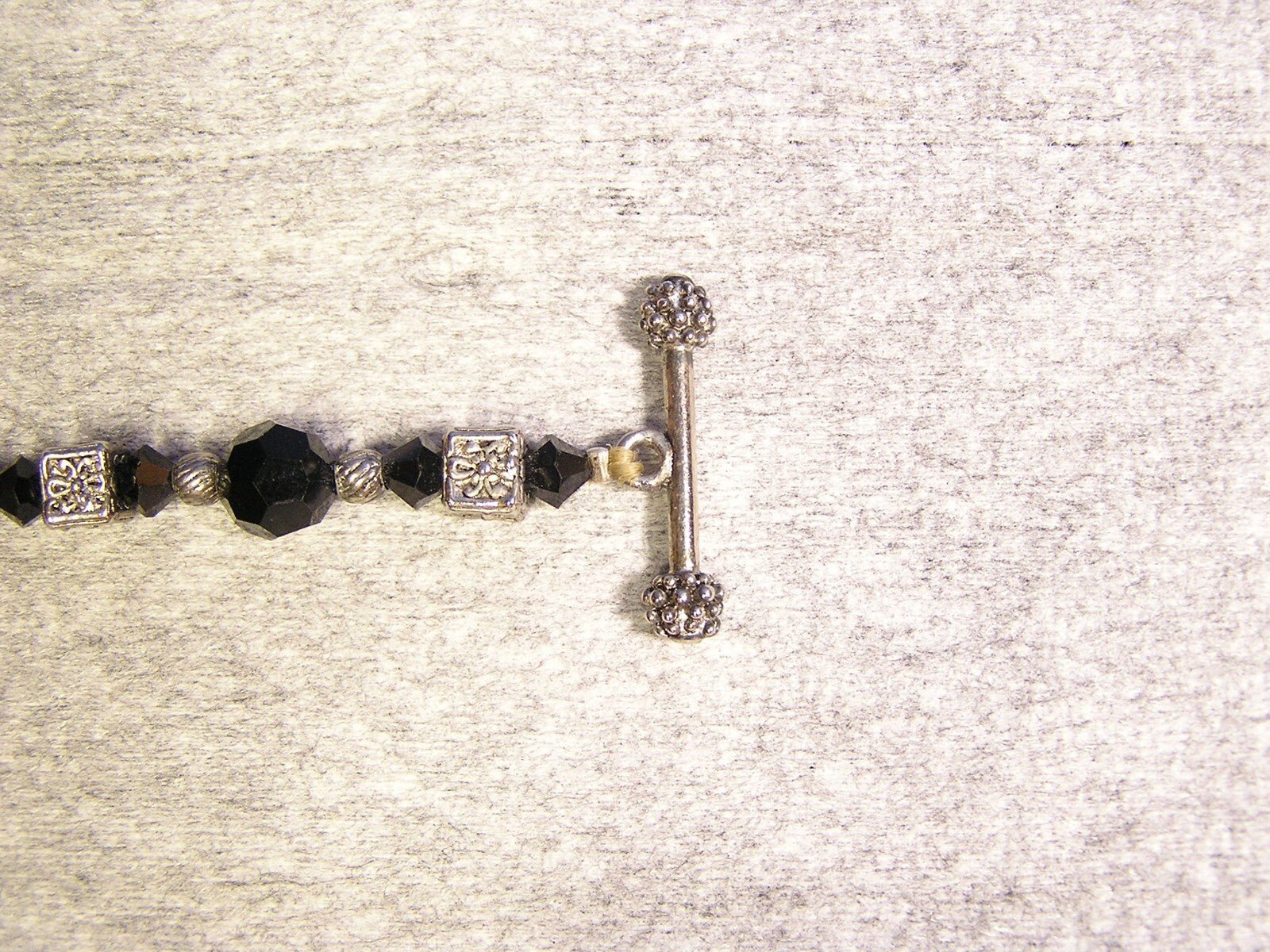 Hematite & Black Onyx Stretch Bracelet - FranksFunkyStuff