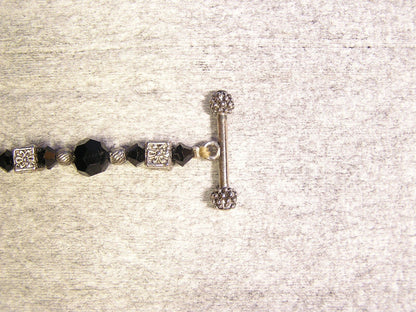 Hematite & Black Onyx Stretch Bracelet - FranksFunkyStuff