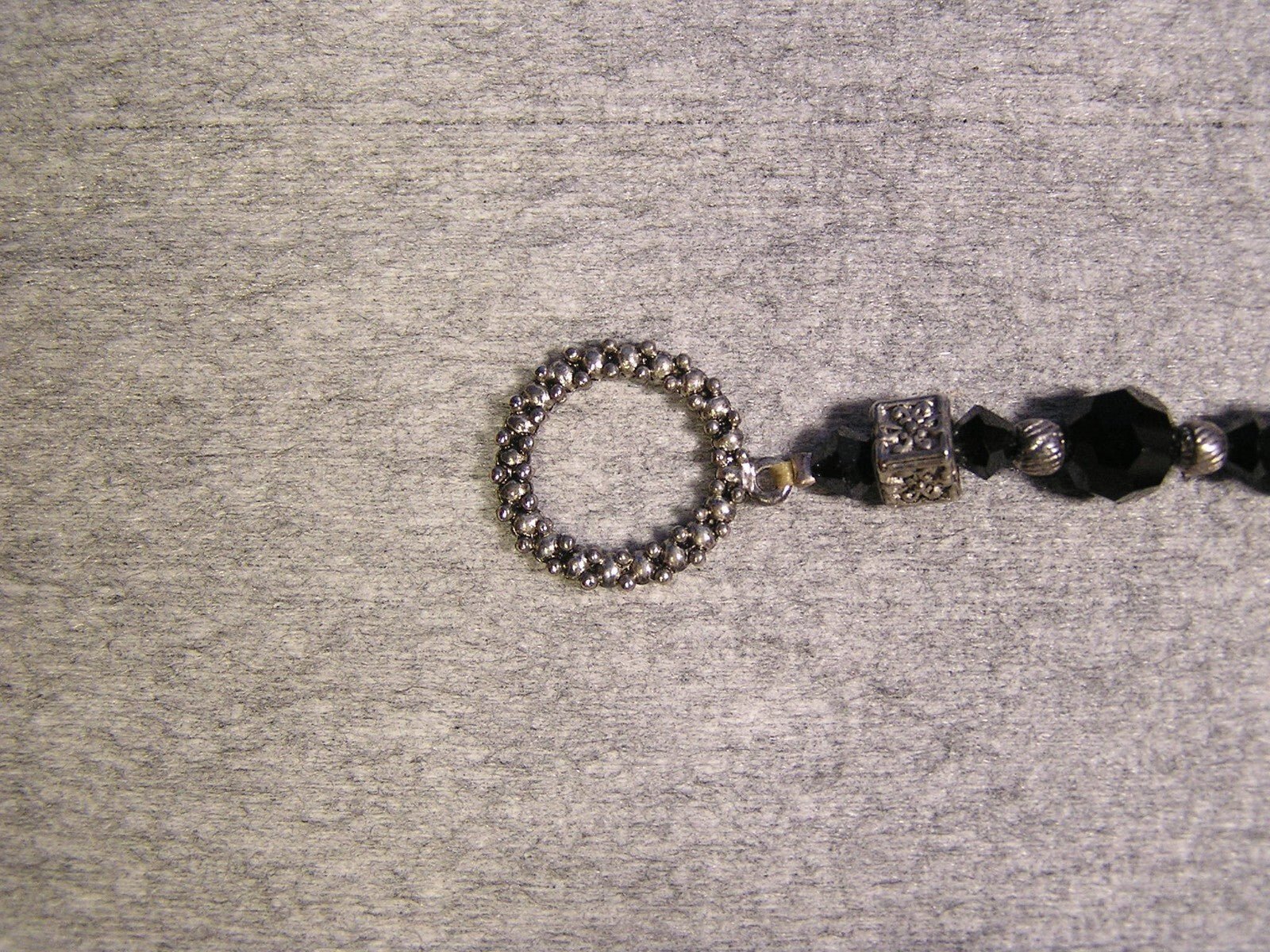 Hematite & Black Onyx Stretch Bracelet - FranksFunkyStuff
