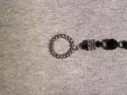 Hematite & Black Onyx Stretch Bracelet - FranksFunkyStuff