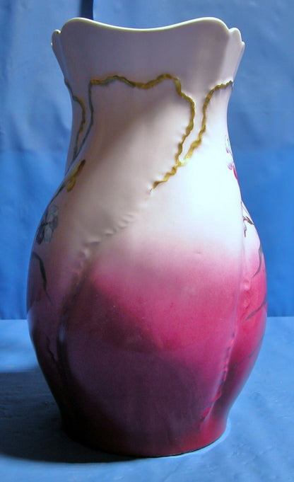 J.B. Rodriguf El Deposita Sevilla / A.P. Foecy - Limoges Iris Flower water Pitcher - FranksFunkyStuff