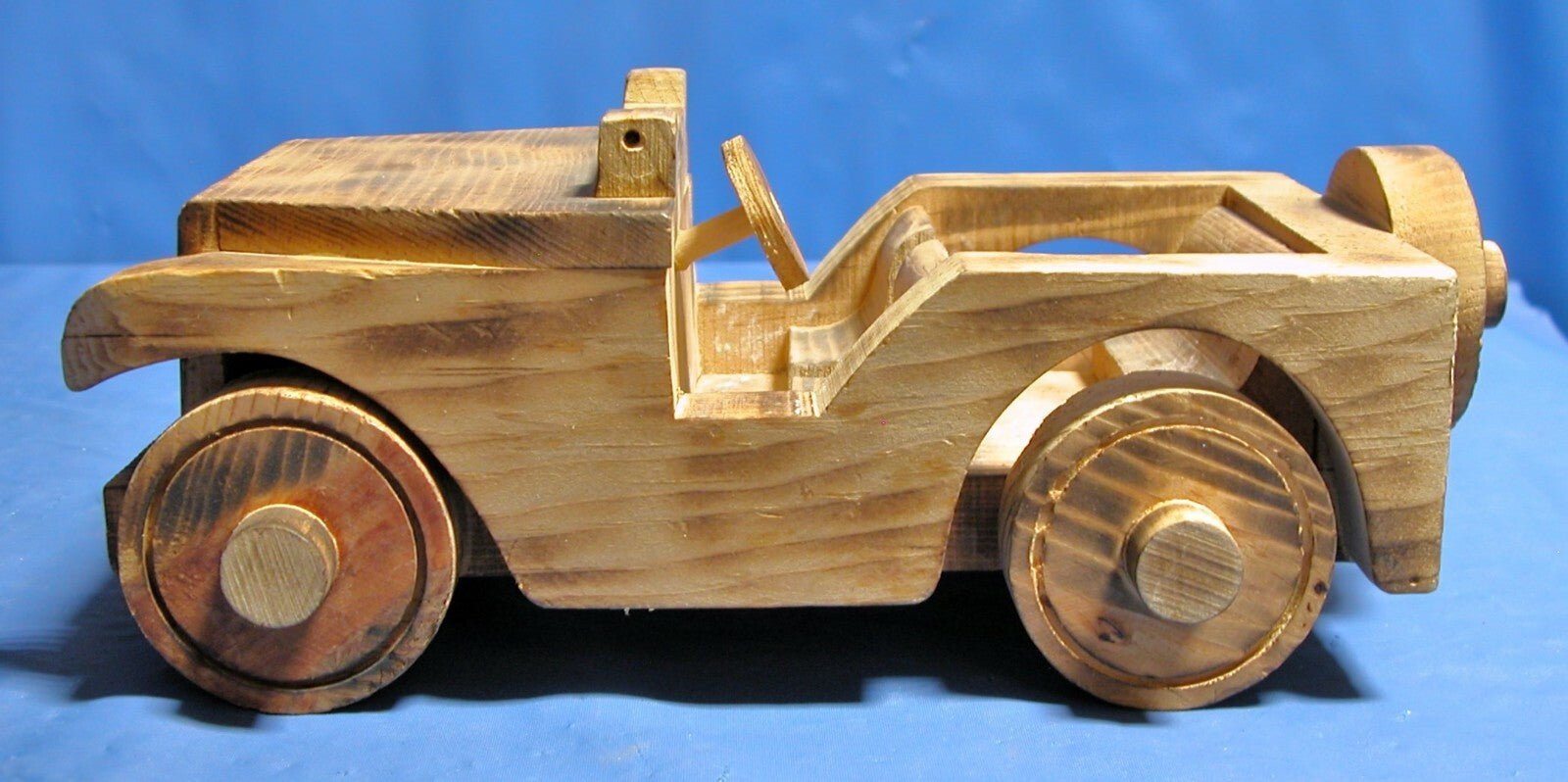 JEEP Hand Made One - Off Wooden Jeep - FranksFunkyStuff