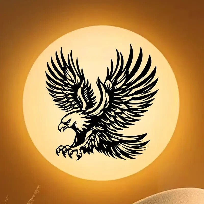 Majestic Eagle Metal Wall Art Sculpture - FranksFunkyStuff